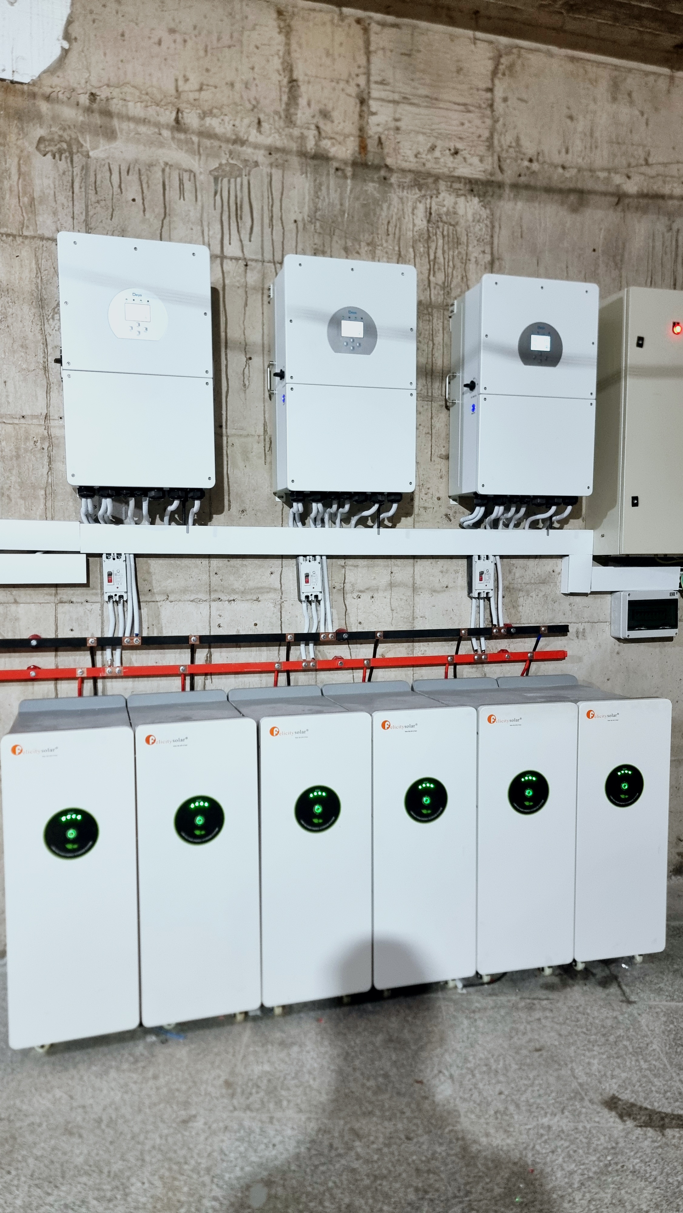 Installing 62.7 hybrid system for black house building in Sulaymaniyah  3